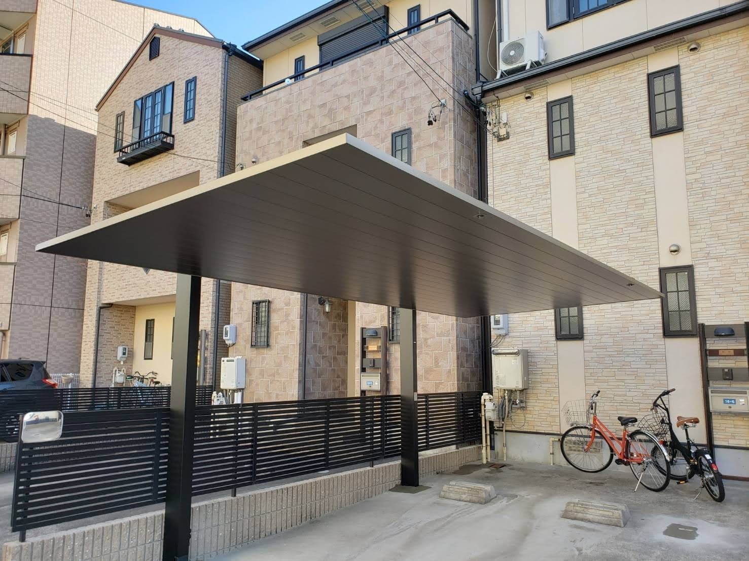 カーポート新設工事 | 名古屋市瑞穂区のエクステリア工事ならイズ美