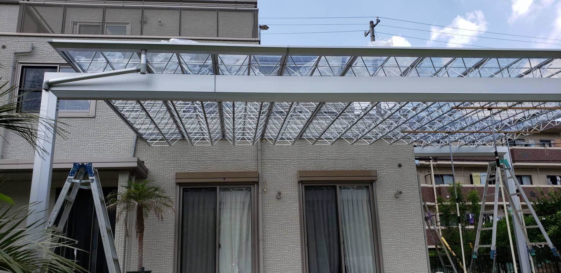 カーポート新設工事 | 名古屋市瑞穂区のエクステリア工事ならイズ美