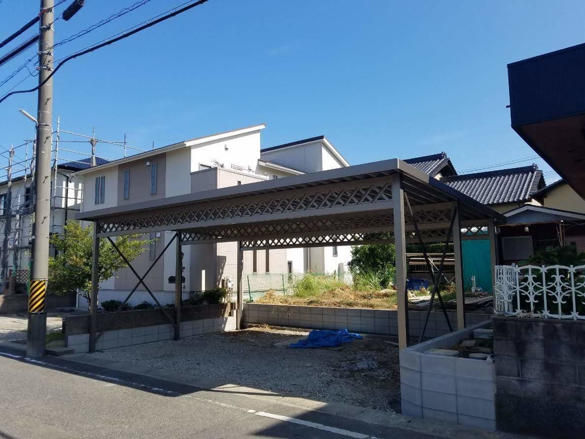 カーポート取替工事 | 名古屋市瑞穂区のエクステリア工事ならイズ美