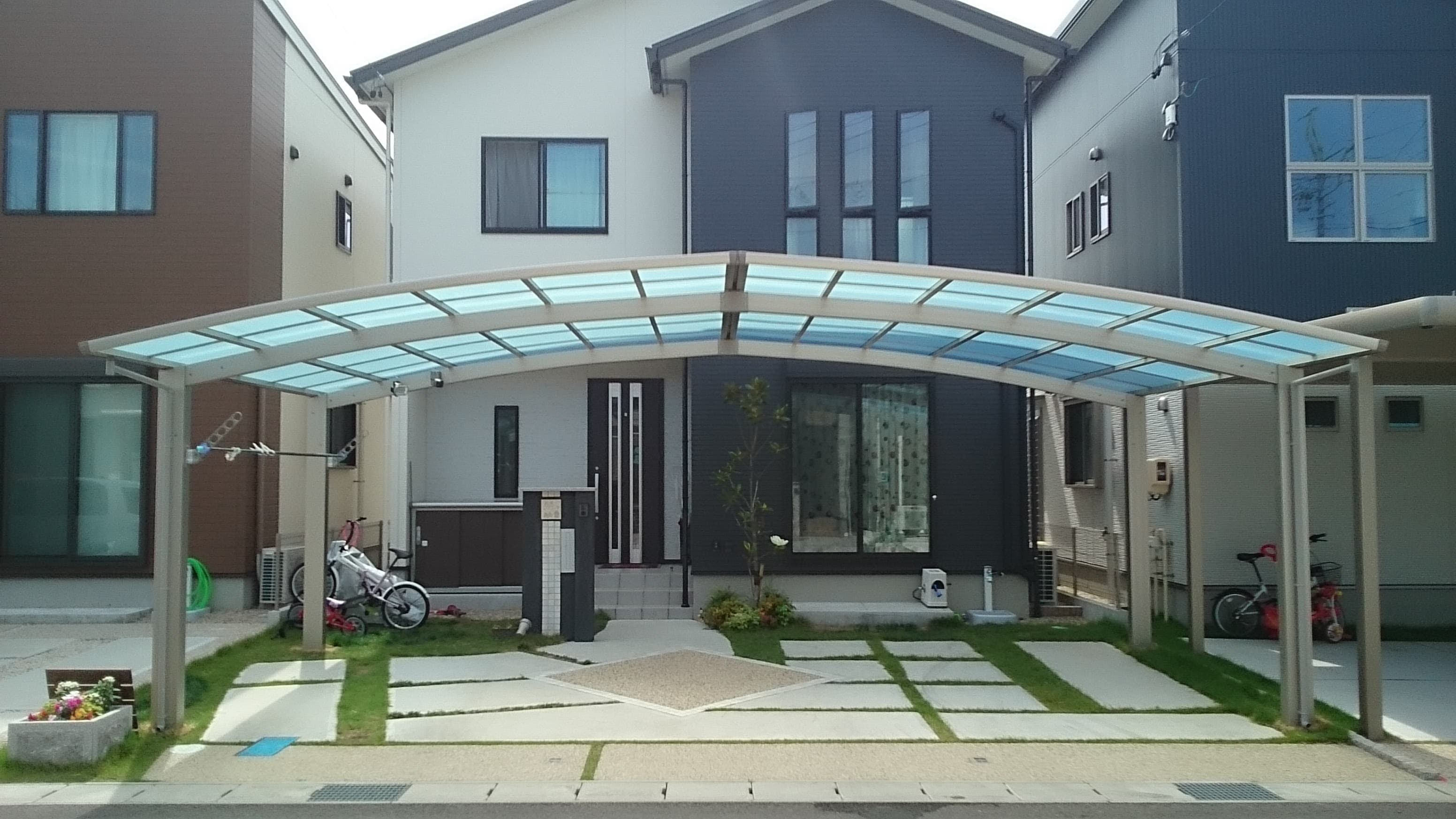 カーポート新設 名古屋市瑞穂区 | 名古屋市瑞穂区でエクステリア工事ならイズ美