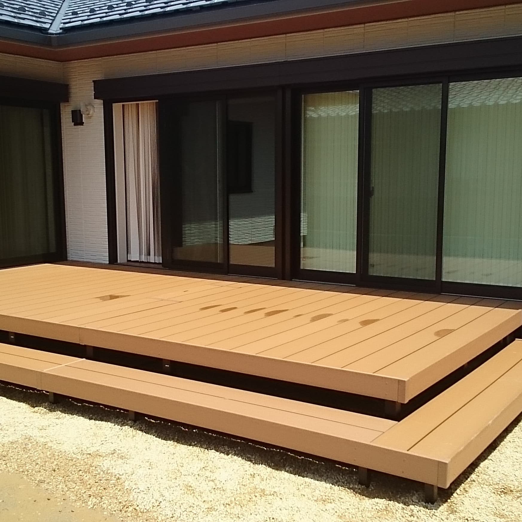 ウッドデッキ新設・修理 名古屋市瑞穂区 | 名古屋市瑞穂区でエクステリア工事ならイズ美