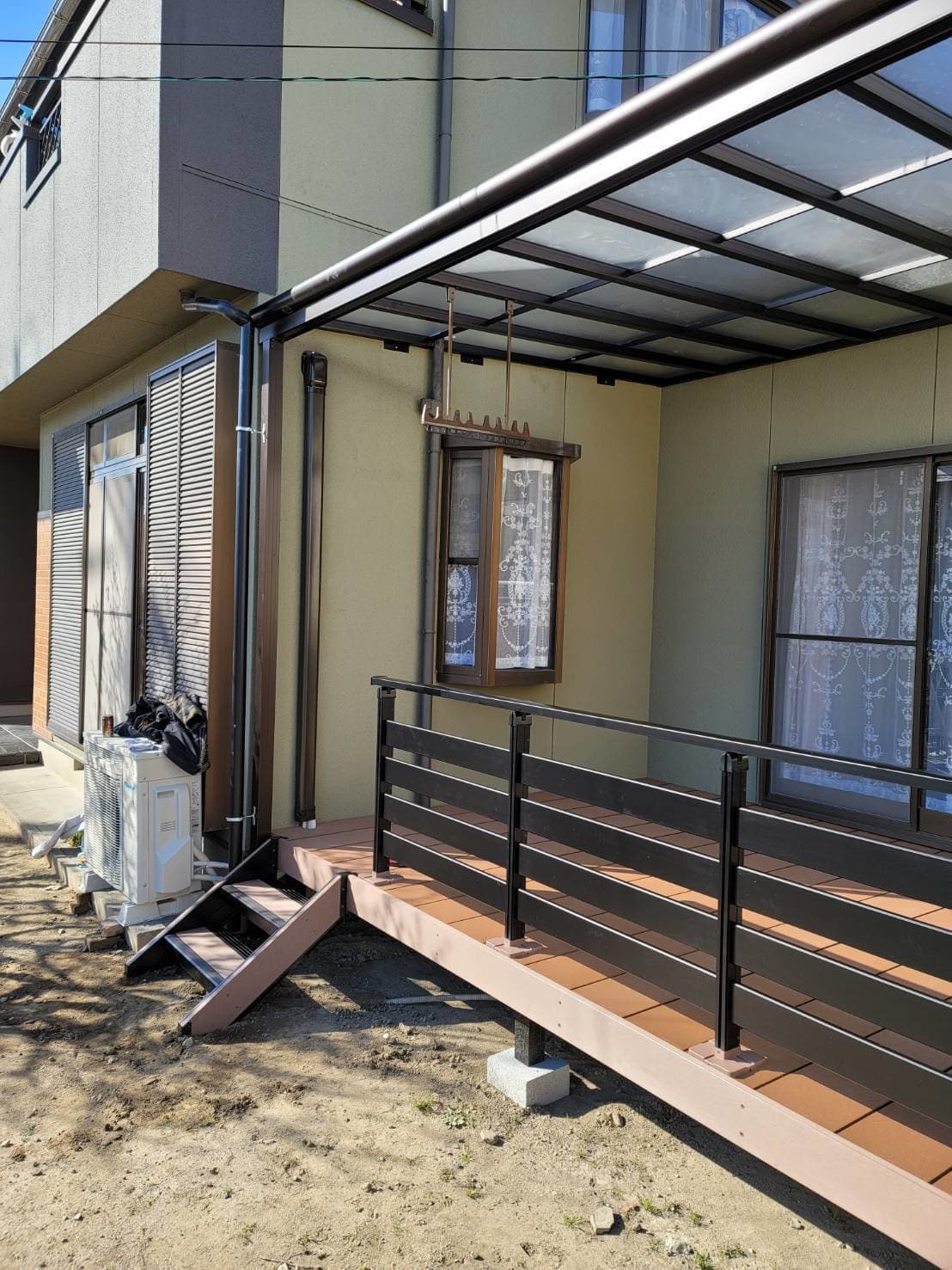 ウッドデッキ設置 | 名古屋市瑞穂区のエクステリア工事ならイズ美