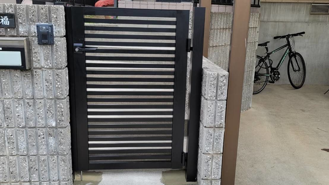 門扉新設 名古屋市瑞穂区 | 名古屋市瑞穂区でエクステリア工事ならイズ美