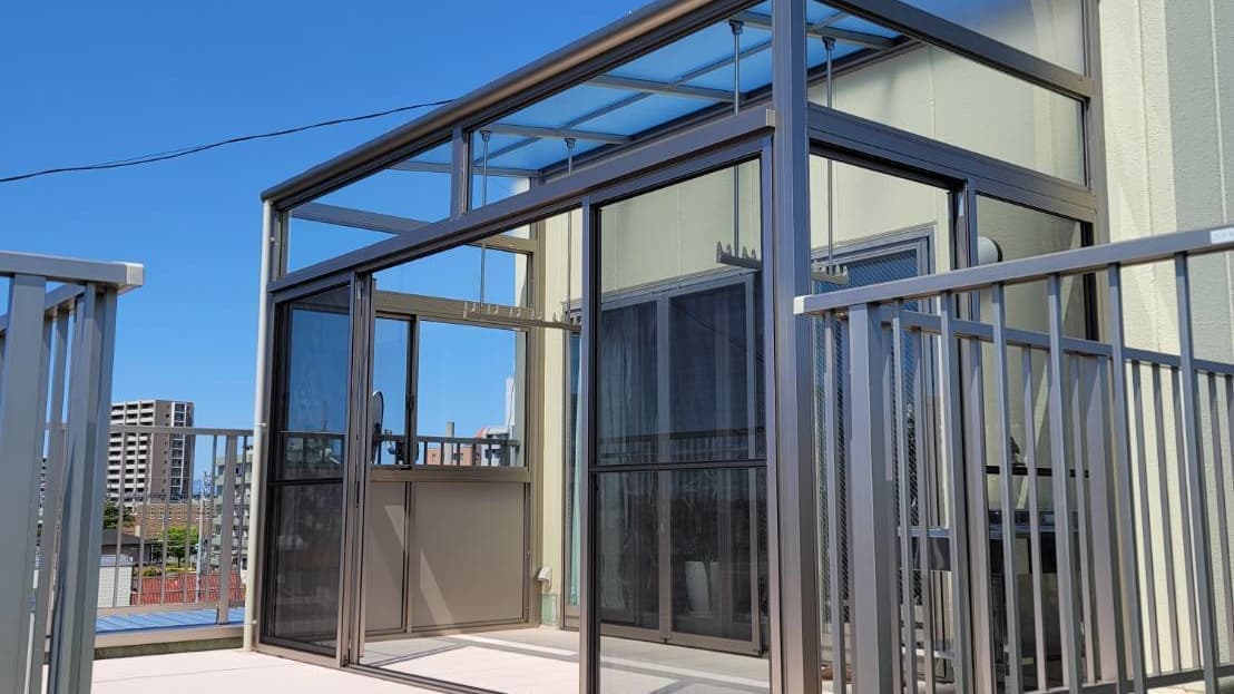 サンルーム新設 名古屋市瑞穂区 | 名古屋市瑞穂区でエクステリア工事ならイズ美