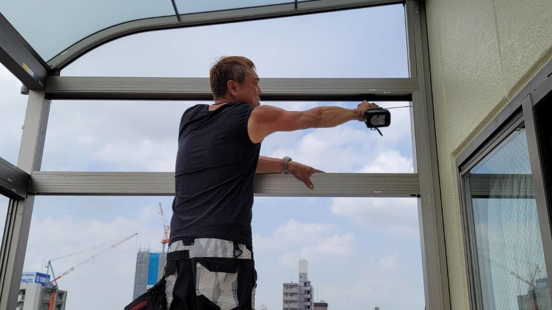 サンルーム修理 名古屋市瑞穂区 | 名古屋市瑞穂区でエクステリア工事ならイズ美