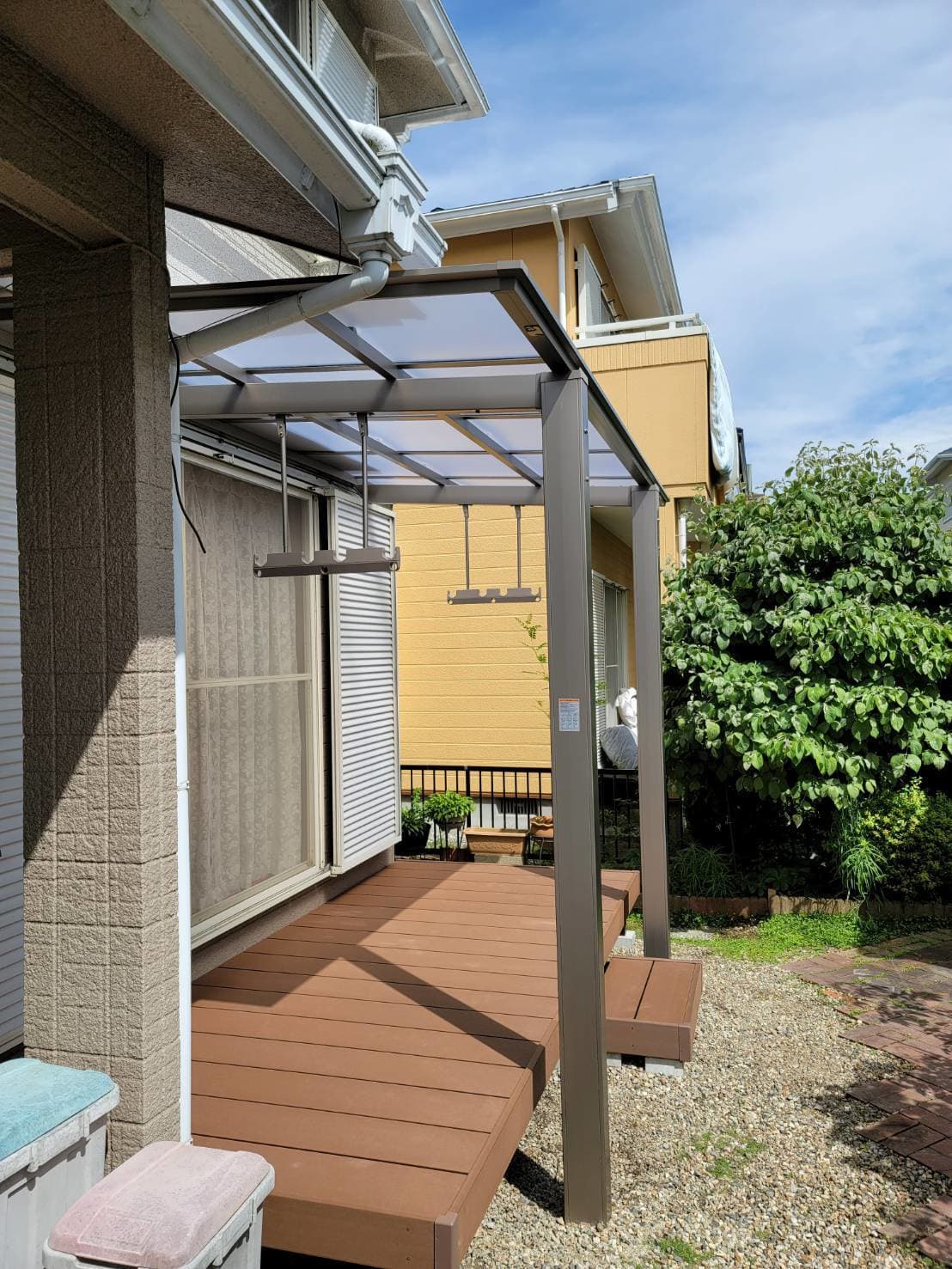 テラス新設工事 | 名古屋市瑞穂区のエクステリア工事ならイズ美