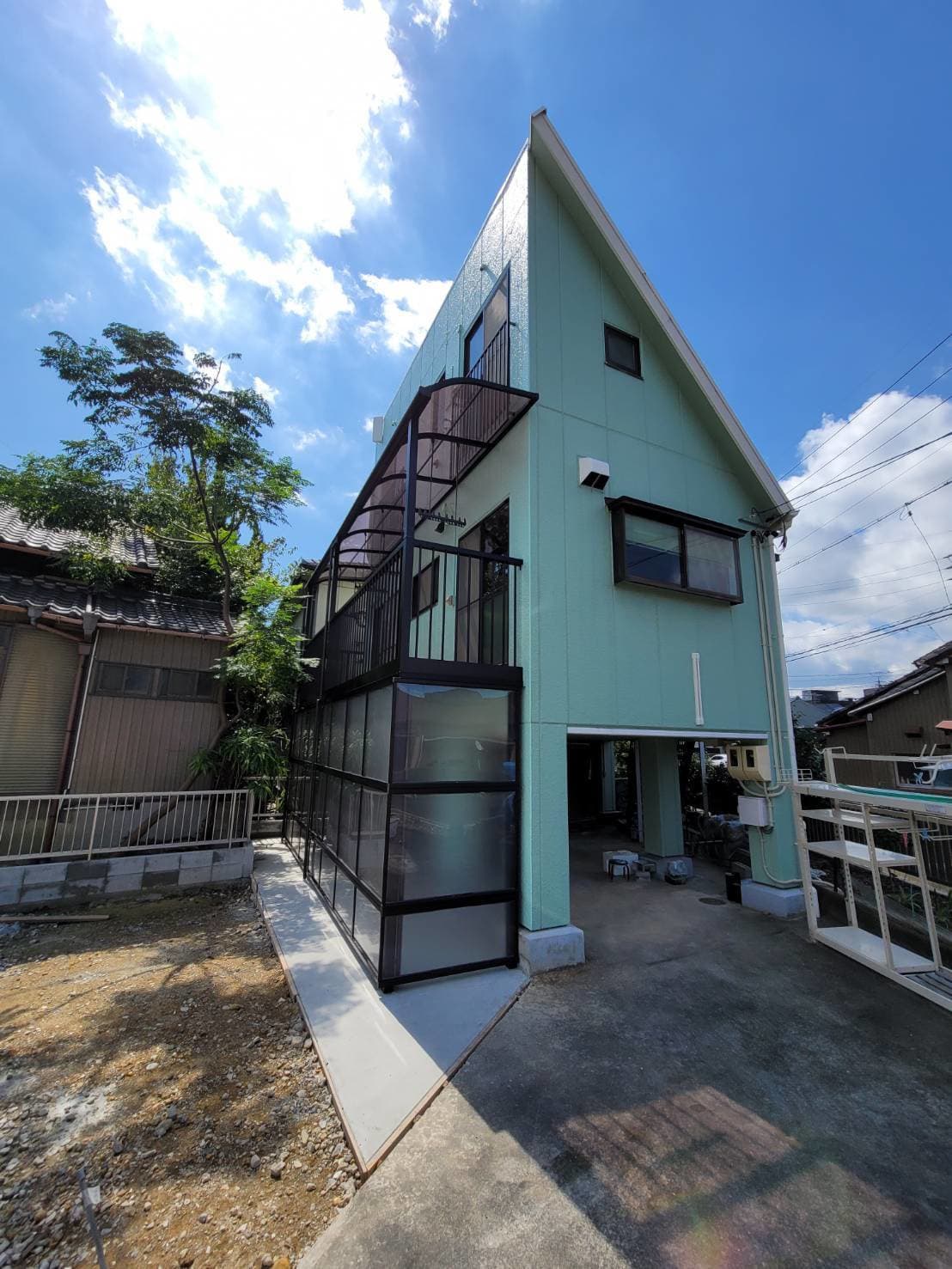 テラス設置 | 名古屋市瑞穂区のエクステリア工事ならイズ美