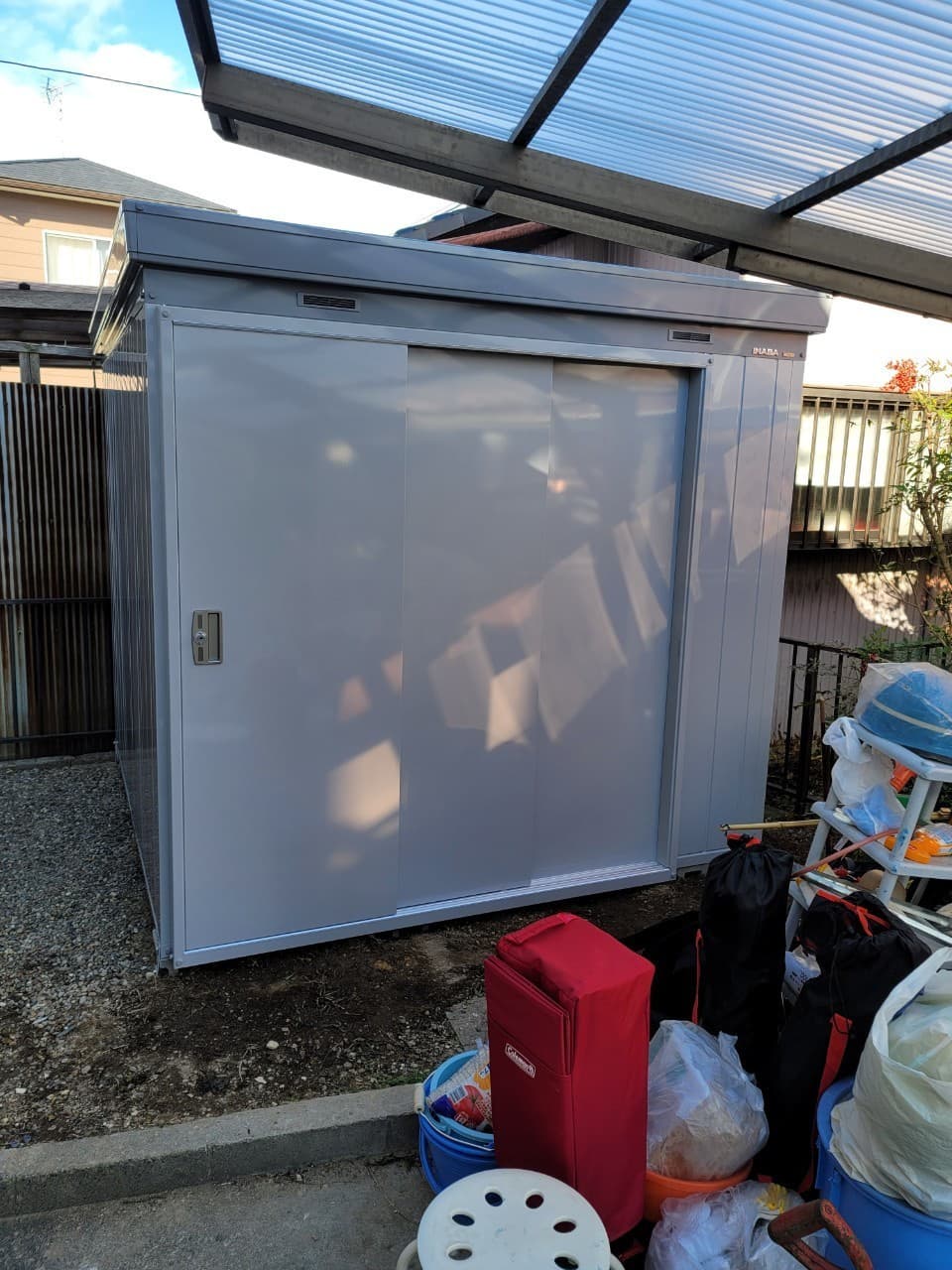 物置設置 | 名古屋市瑞穂区のエクステリア工事ならイズ美