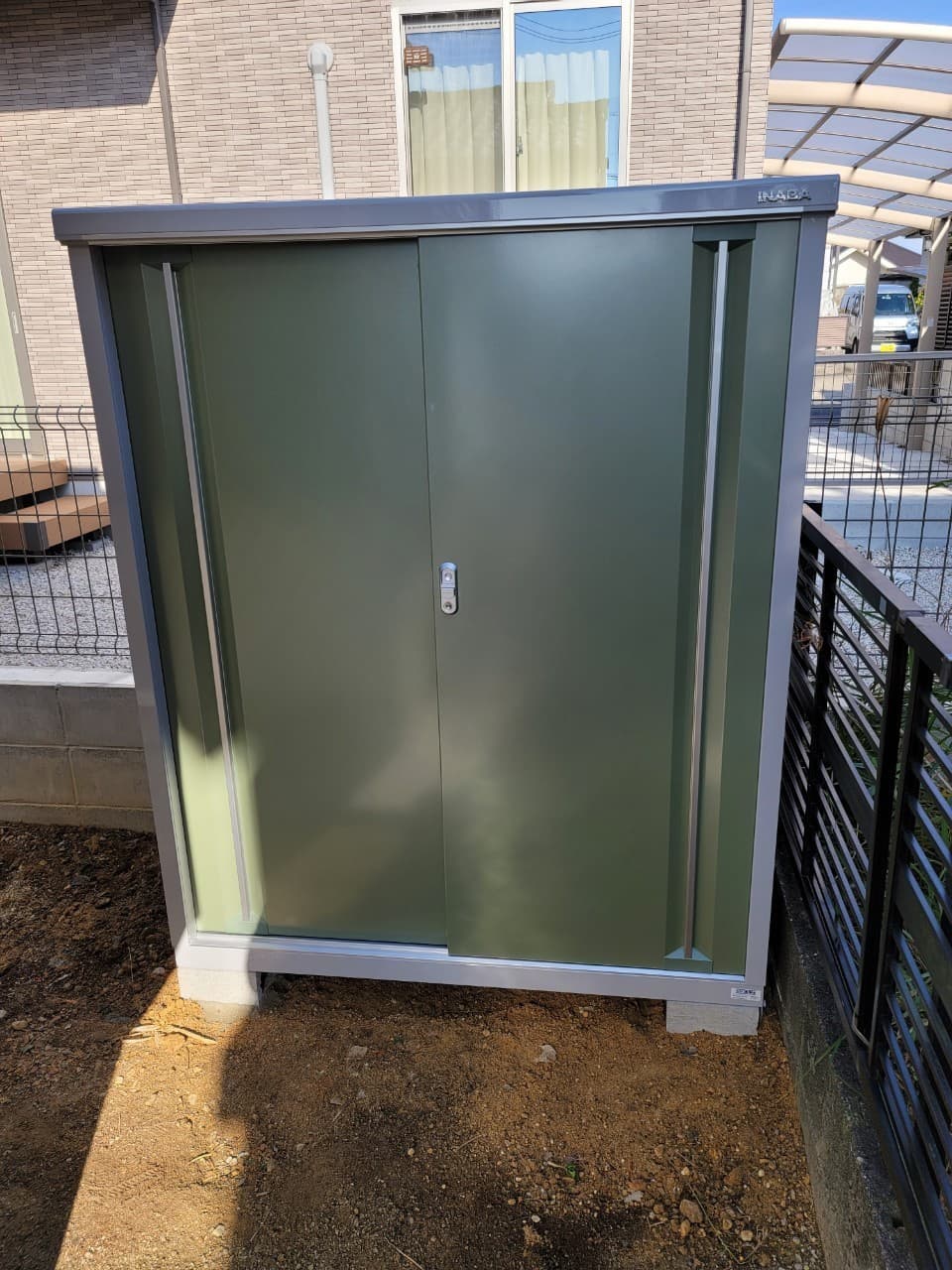 物置設置 | 名古屋市瑞穂区のエクステリア工事ならイズ美