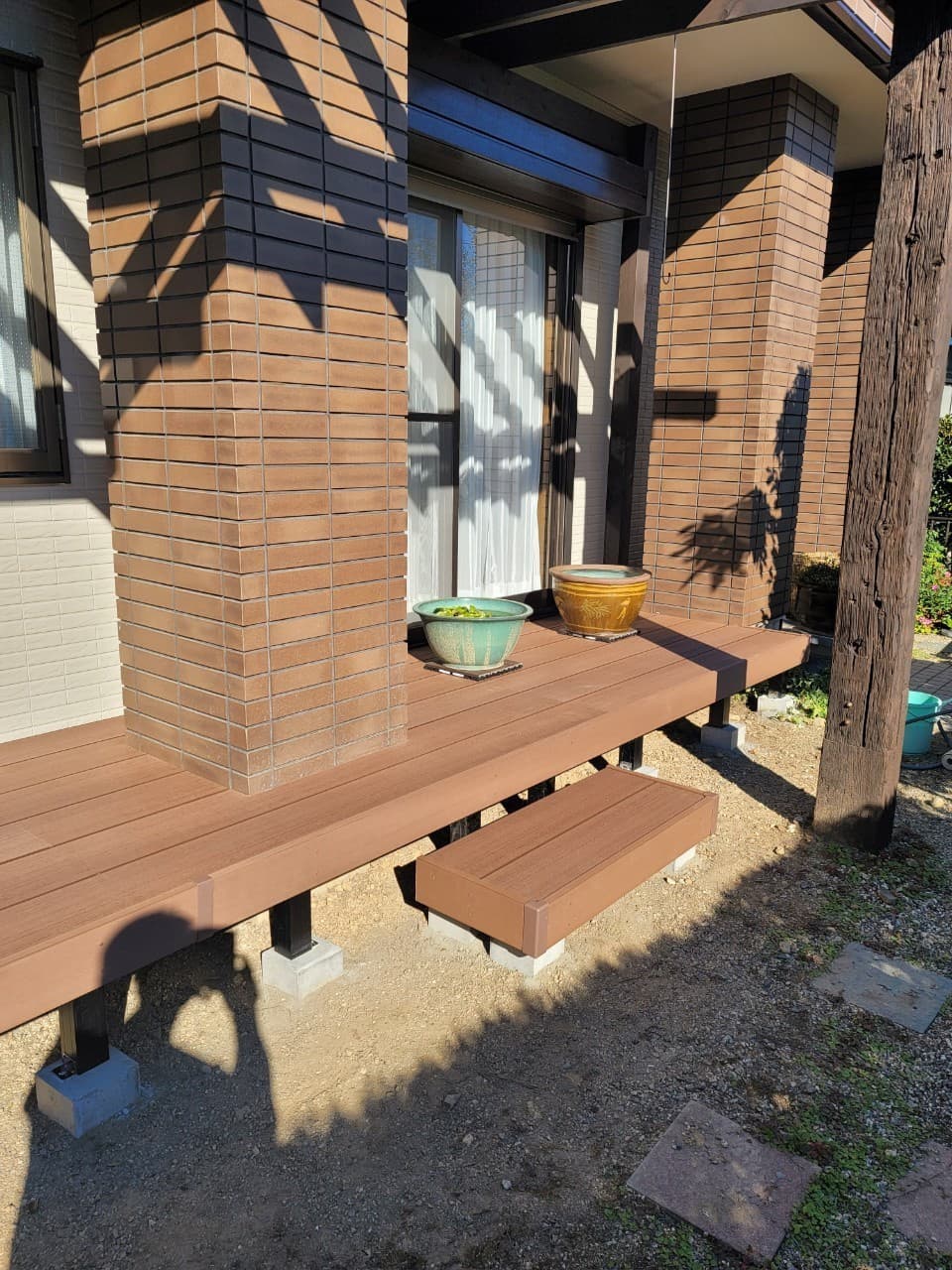 ウッドデッキ設置 | 名古屋市瑞穂区のエクステリア工事ならイズ美