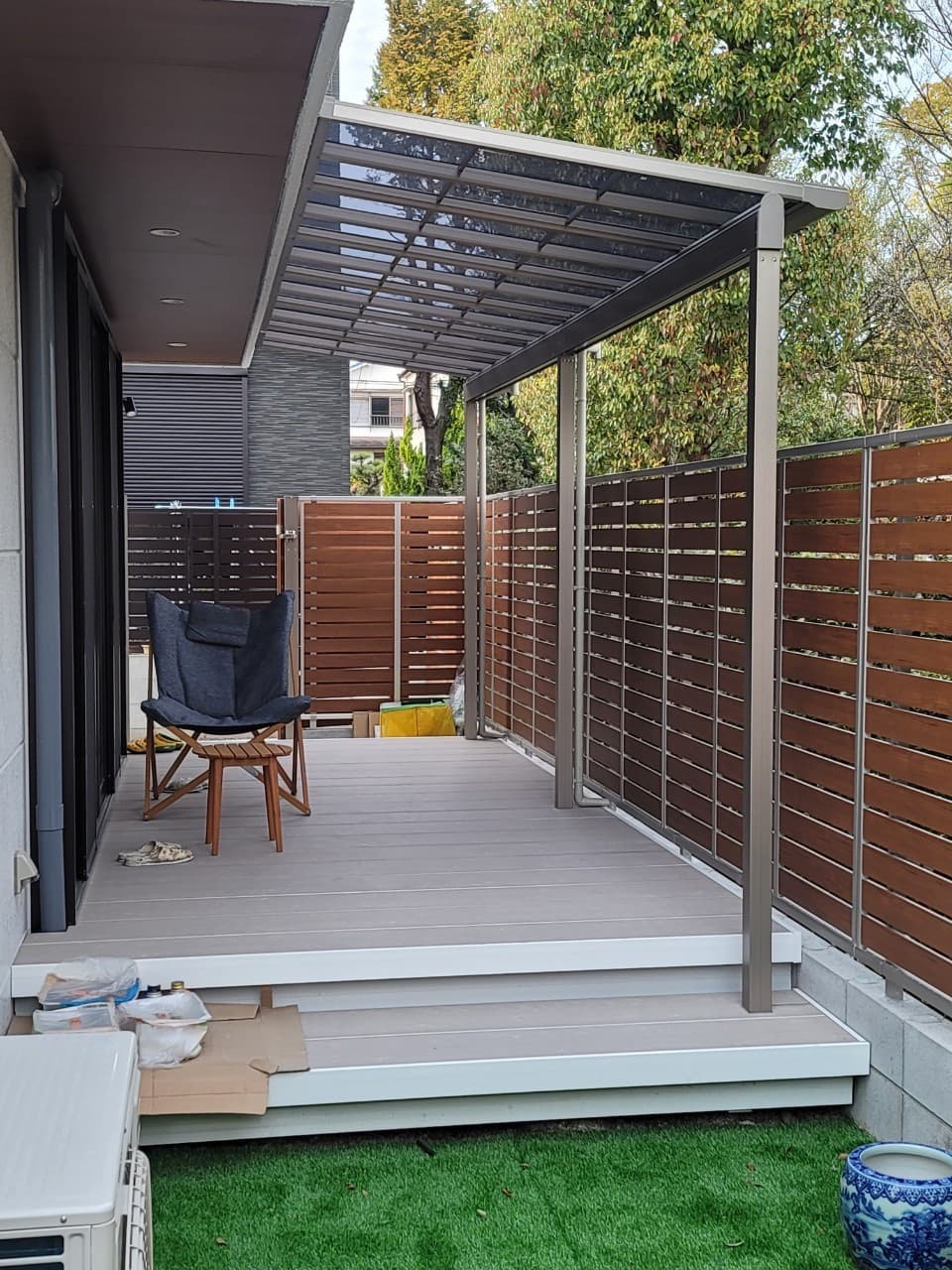 テラス工事 | 名古屋市瑞穂区のエクステリア工事ならイズ美